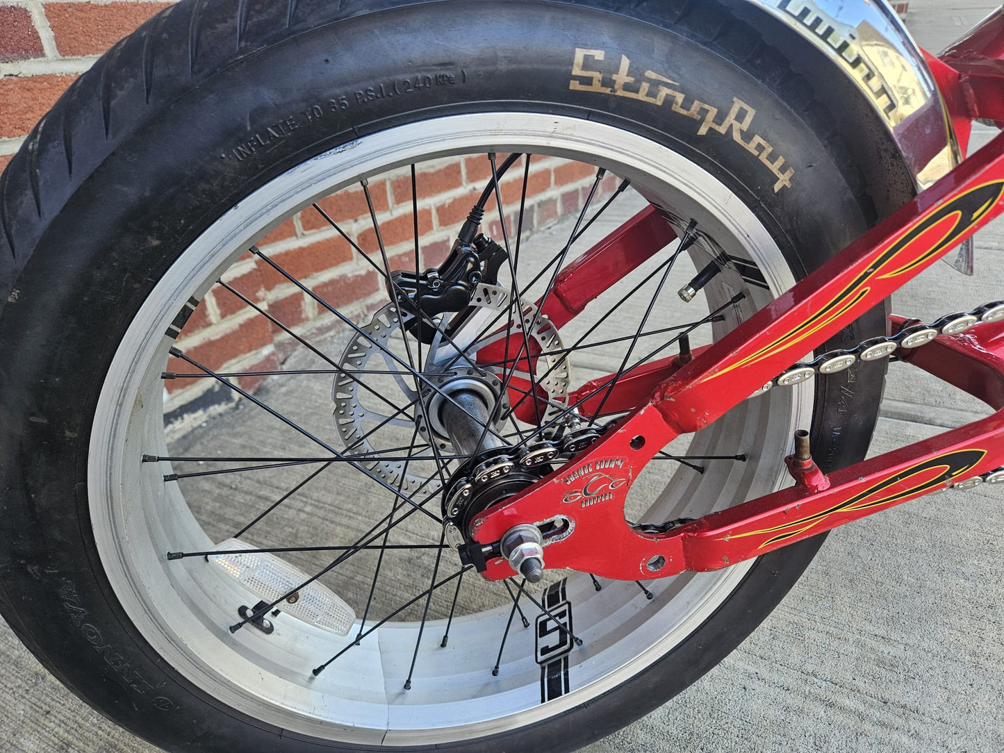 Shwinn Stingray custom built Orange County Chopper edition