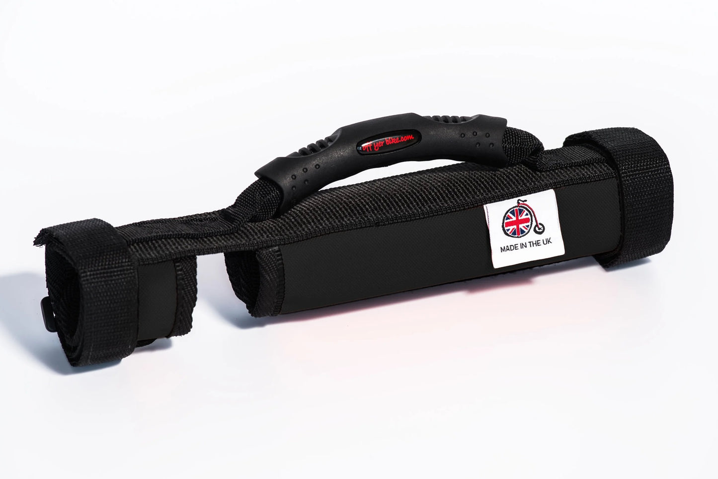 Off yer bike Brompton handle carrier, made in the UK