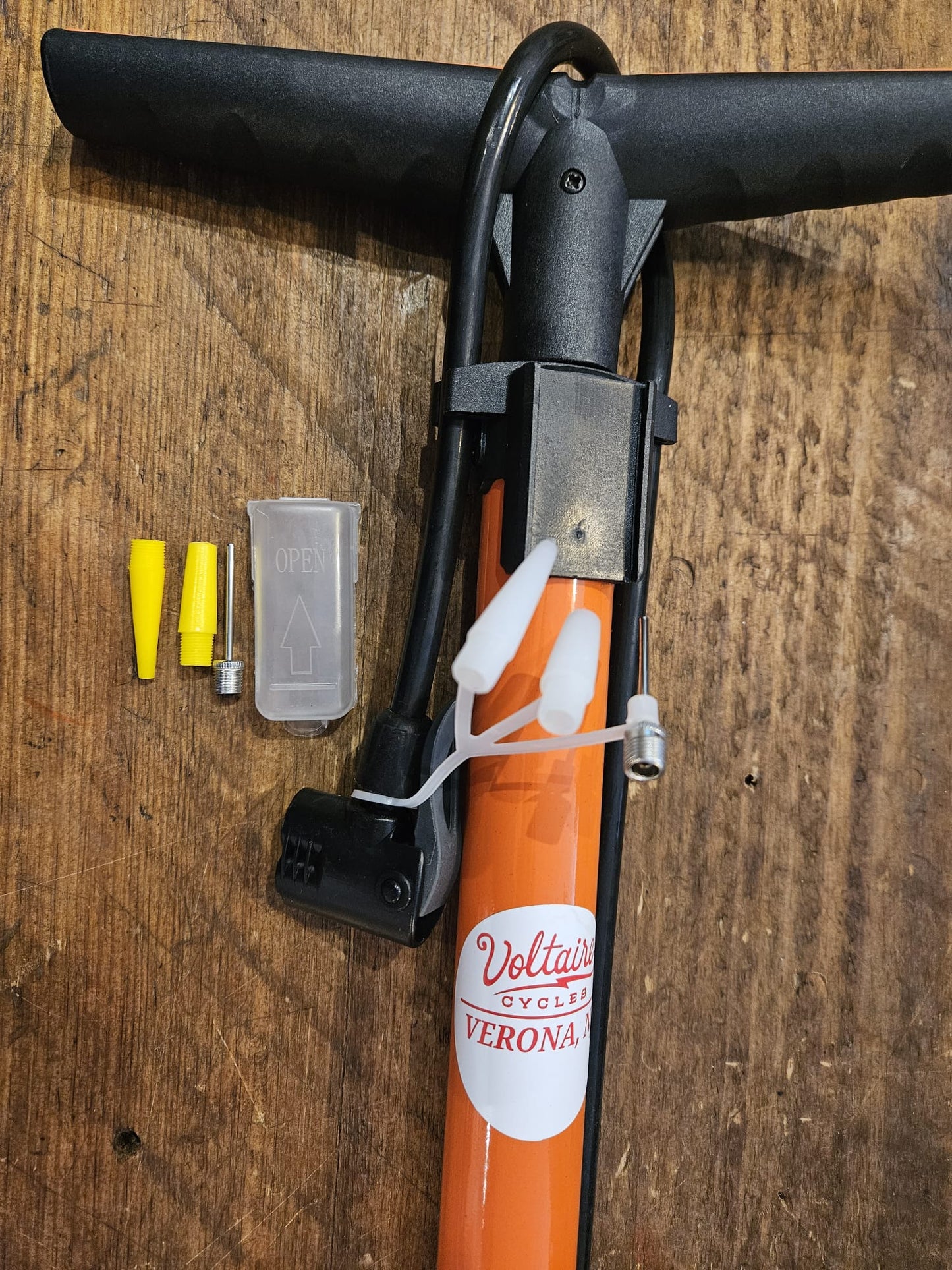 Voltiare Cycles Floor Pump with Gauge