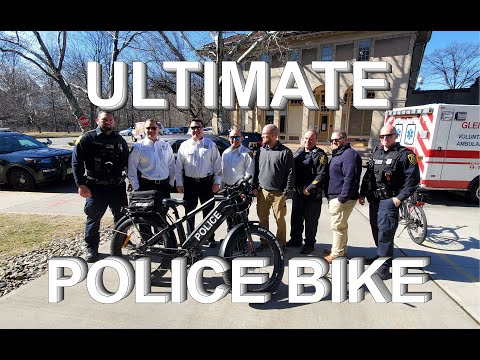 #Bikonit_Warthong_MD750_Ebike #Police_Electric_Bicycle #Matt_Black #Bikonit #Voltaire_Cycles_Verona