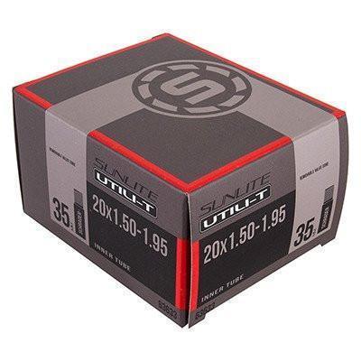 Sunlite Utili-T 20x1.50-1.95 Schrader Valve Tubes-Voltaire Cycles