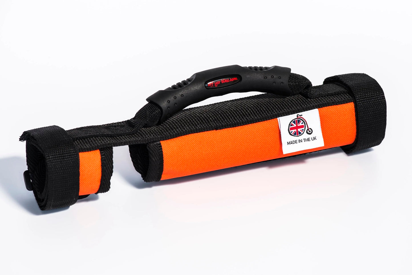 Off yer bike Brompton handle carrier, made in the UK