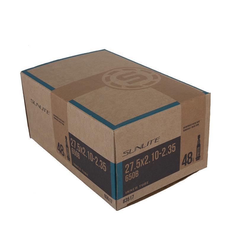Sunlite 27.5x2.10-2.35 Presta 48 Valve Bicycle Tire Tube-Voltaire Cycles