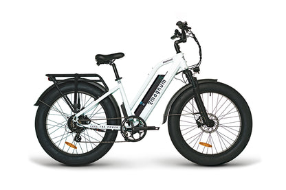 #Magnum_Nomad_750W #Electric Bicycle #White-Black #Magnum_Nomad #Magnum #Voltaire_Cycles_Verona