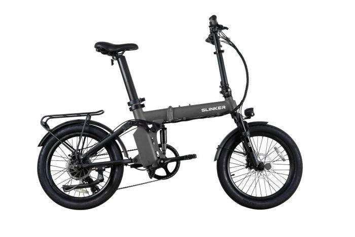 Slinker Chu mana folding Ebike gray Voltaire Cycles Verona right view