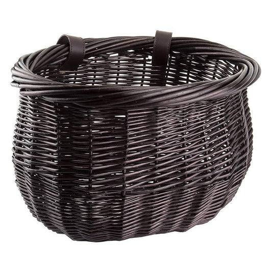 Sunlite Willow Bushel - Brown Bicycle Wicker Basket-Voltaire Cycles
